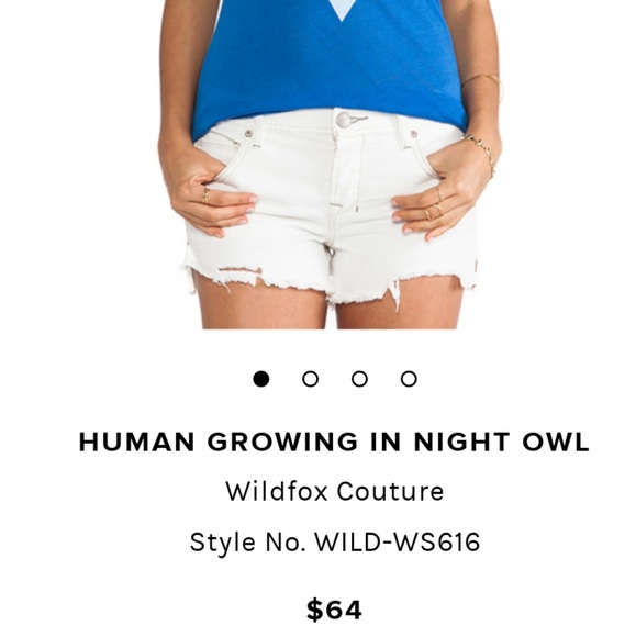 Wildfox Couture Shirt Human Growing in Night Owl - Picture 6 of 6